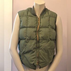 VINTAGE 60’s Eddie Bauer Vest-olive green